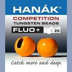 Hanak Competition Tungsten Bead Fluo+ Orange Australia 