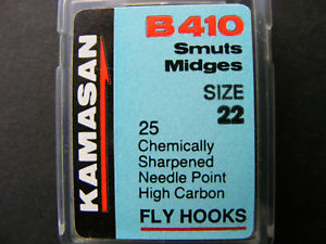 Kamasan B410 Smuts Midges Fly Hooks Tasmania Australia