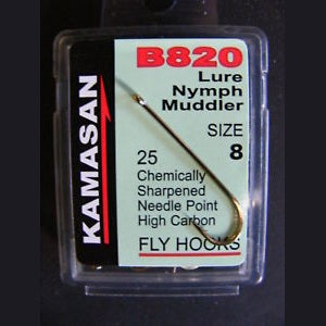 Kamasan B820 Lure Nymph Muddler Fly Hooks Tasmania Australia
