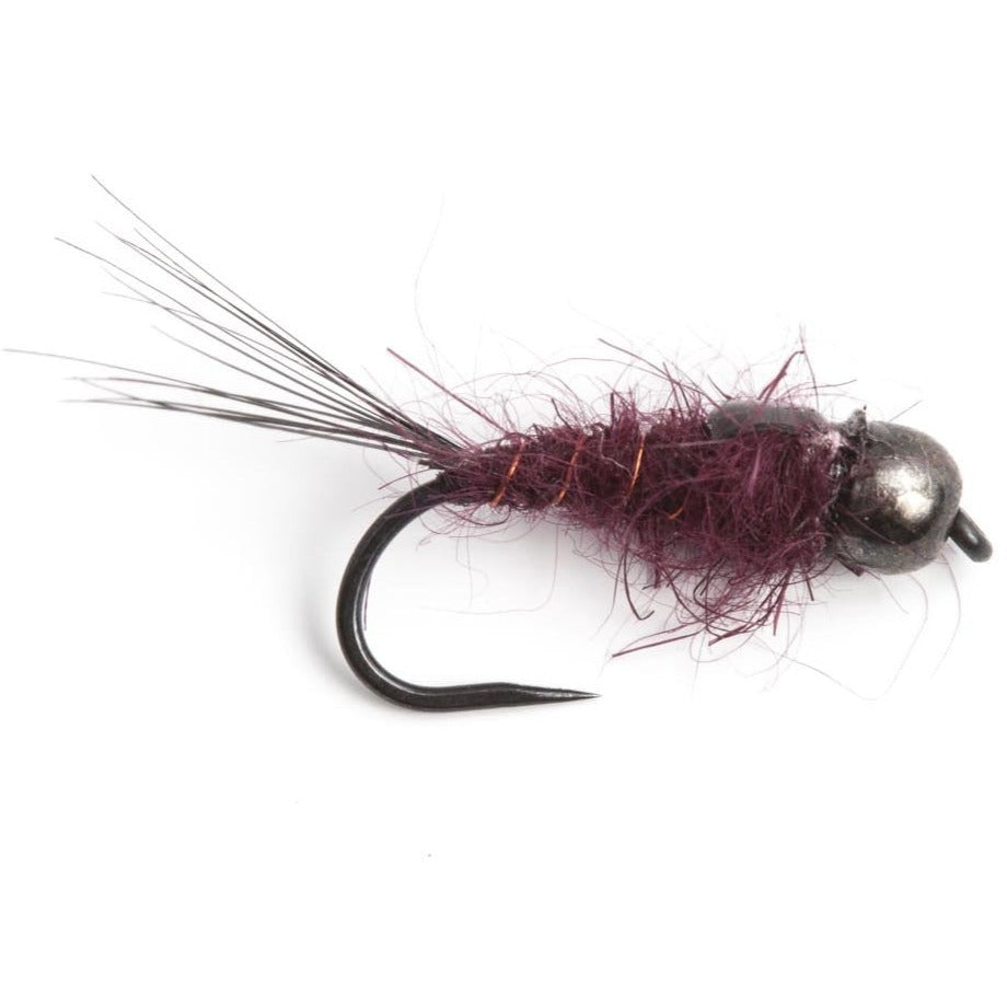 Bassano Blk. Tungsten Claret Nymph X 6 Australia