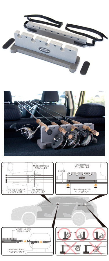 C&F Design Rod Rack for mount headrest CFA-83/H Australia 