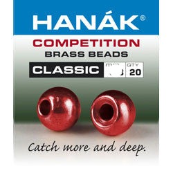 Hanak Competition Brass Bead Classic Metallic Red Australia 