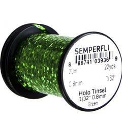 Holographic Tinsel Green - Semperfli, Australia, NZ