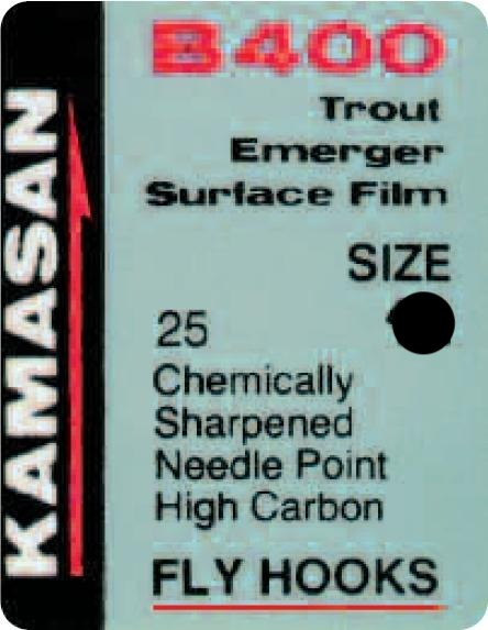 Kamasan B400 Trout Emerger Surface Film Fly Hooks Tasmania Australia